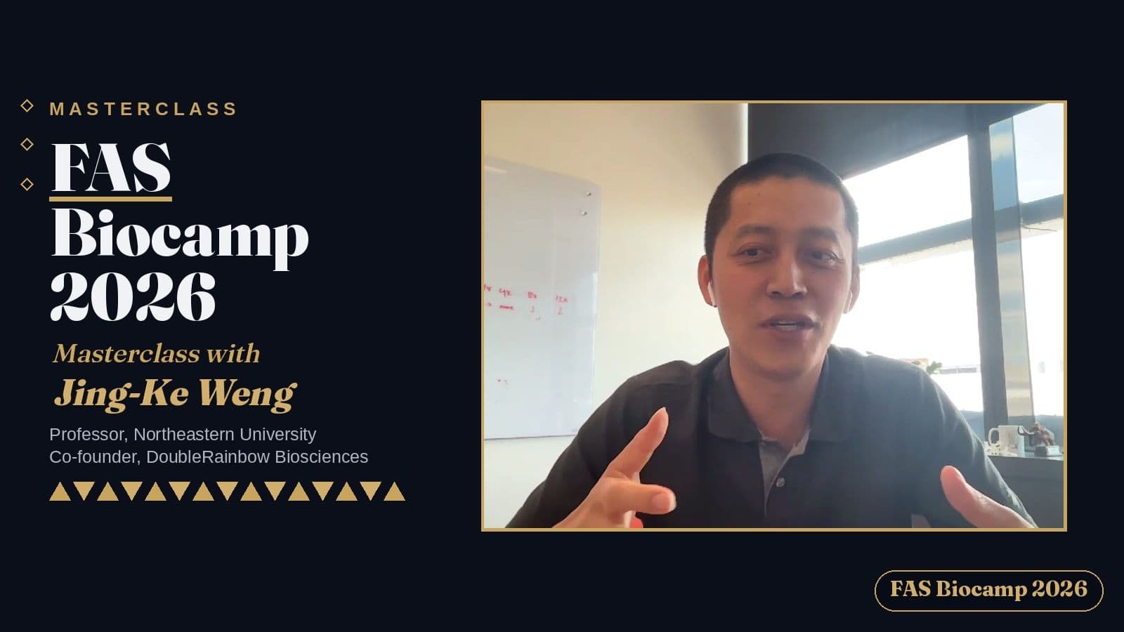 Rebuilding Nature’s Chemistry: Jing-Ke Weng at the FAS Biocamp