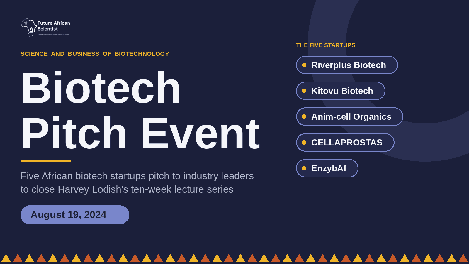Empowering Africa’s Future Through Biotechnology: A Glimpse into the Future African Scientist Biotech Pitch Event